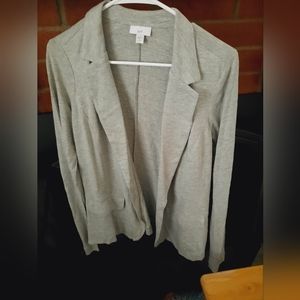 J Jill womens jacket s petite Grey new without tags